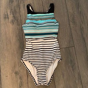 DKNY one piece bathing suit